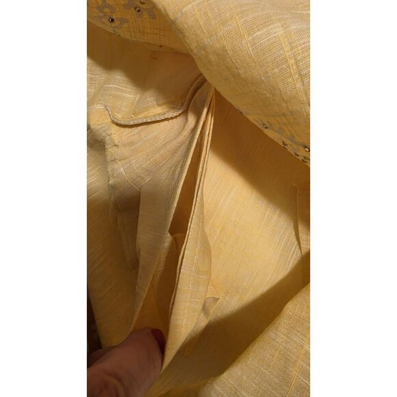 LA Fille Top Womens Size XL Sleeveless Embroidered Coquette No Fabric Tag $589 - Picture 6 of 6